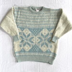 Alafoss Icewool crewneck sweater, W large, vintage 90s
